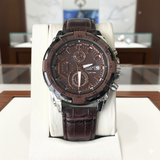 EDFCE BASIC LEATHER WATCH