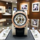 FSL AUTOMATIC LEATHER STRAP WATCH