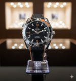 OMEG AUTOMATIC PREMIUM SILICON STRAP WATCH