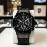 HUBLT CHRONO SILICON WATCH