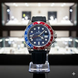 ROLX QUARTZ SILICON STRAP WATCH