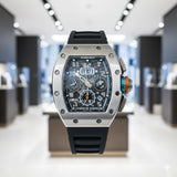 RICHRD MILLE PREMIUM AUTO SILICON STRAP WATCH