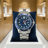 SEIK O QUARTZ METAL STRAP WATCH