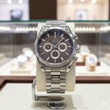 OMEG SPEEDMASTER QUARTZ METAL STRAP WATCH