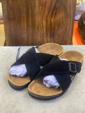brkn leather slipper