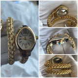 Bulgari Serpenti Tubogas-Style Woven Bracelet Watch WATCH
