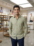 LINEN CLUB STRIPE SHIRTS
