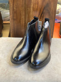 zara balck zip boots