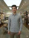 LINEN CLUB STRIPE SHIRTS