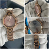 Calvin Klein Rose Gold-Tone Octagonal Women's Watch