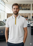 BSS PORCHE EDT ZIP POLO T-SHIRT
