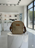 CLASSIC STYLE GG MONOGRAM CROSSBODY MESSENGER BAG