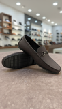 SHOES&OUT  Stylish Dark Brown Bit Loafers