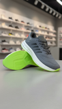 ADS IMP Stealth & Pop: Dark Grey with Vibrant Neon Green Soles Sneakers