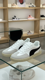 SOLID eritage Court Lo - Leather Low-Tops with Gum-Style Sole Sneakers