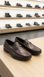 LEE FOX LEATHER LOAFERS